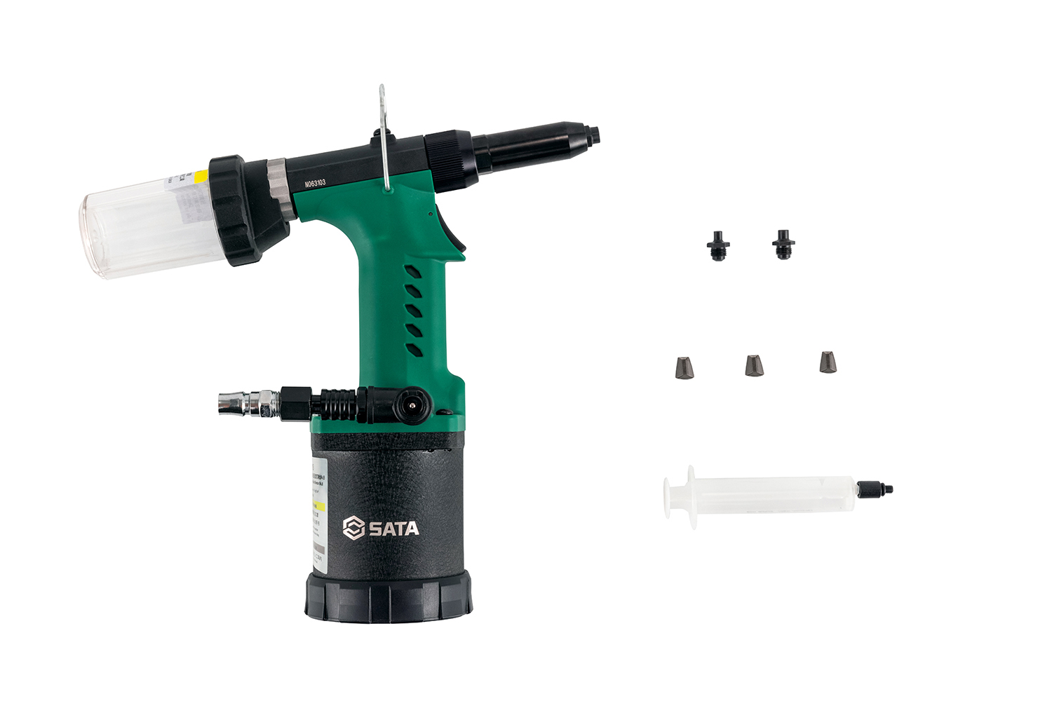 Alternative view of Máy rút ri vê dùng hơi khí Hydro SATA 02715