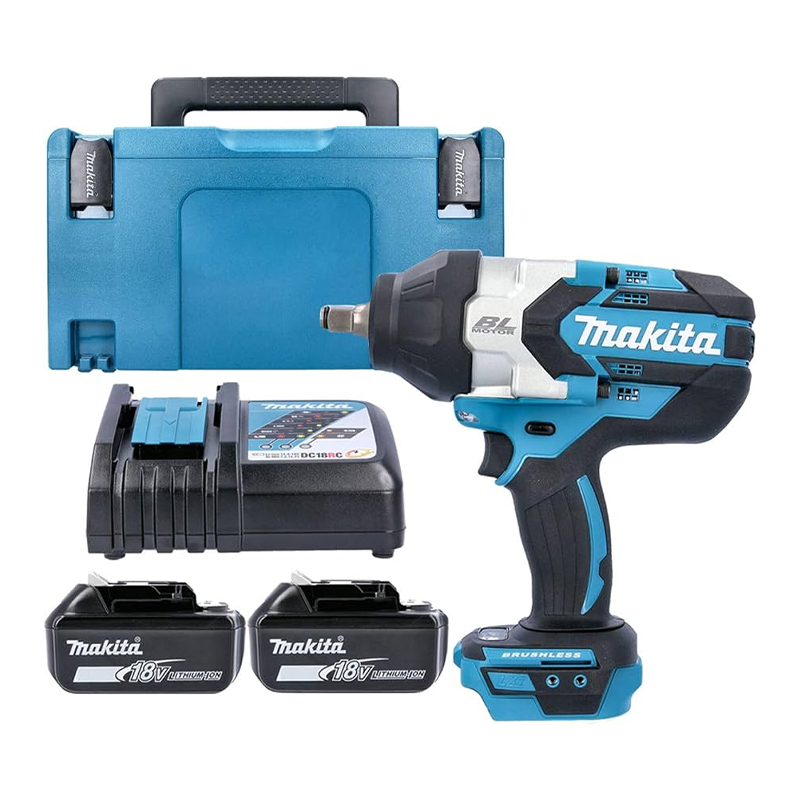 Máy siết bu lông dùng pin 18V Makita DTW1004RTJ (2 Pin 5.0Ah & Sạc nhanh)