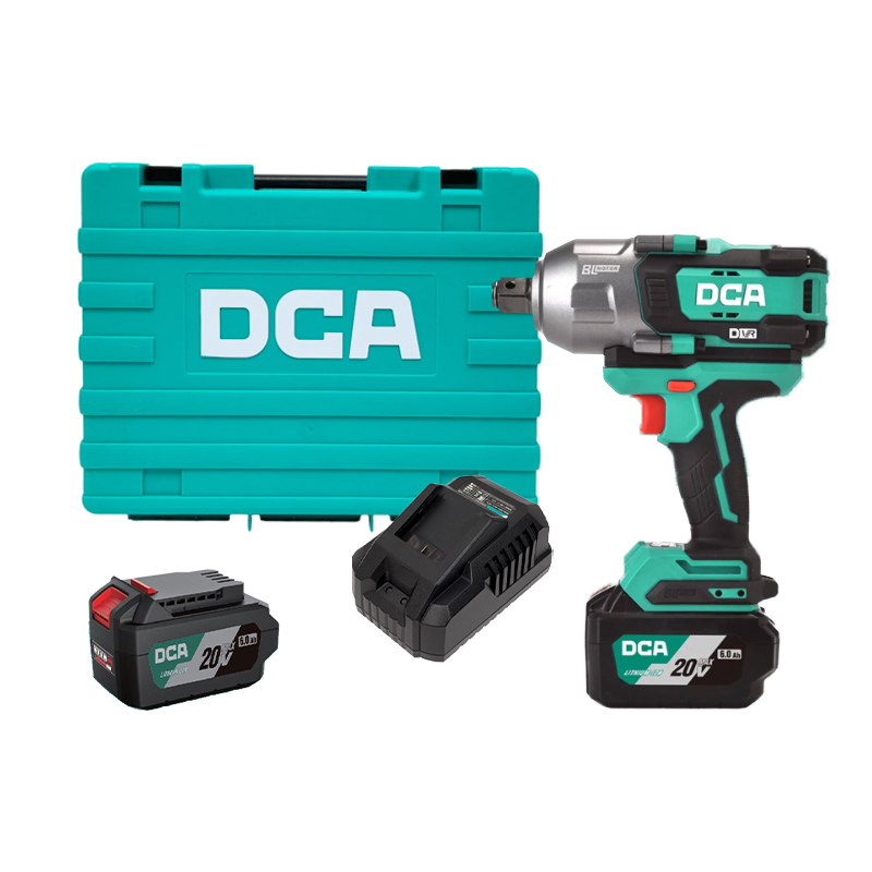 Máy siết bu lông dùng pin 20V DCA ADPB1288H2K (2 Pin 6.0Ah, 1 Sạc)