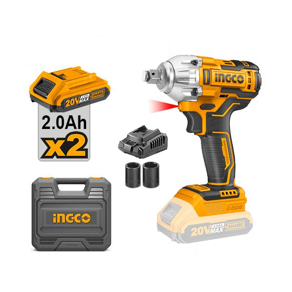 Máy siết bulong dùng pin Lithium-ion 20V Ingco CIWLI2038