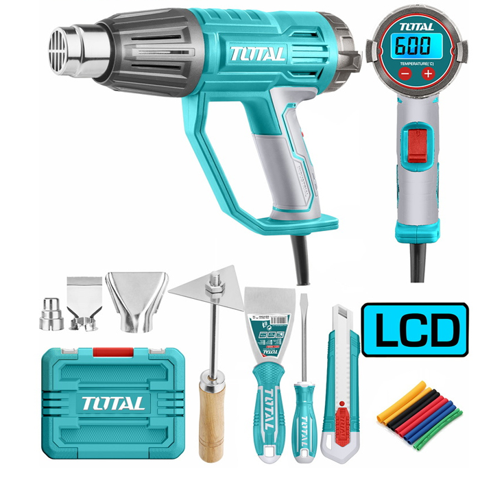 Máy thổi hơi nóng điều chỉnh nhiệt LCD Total TB200561 2000W