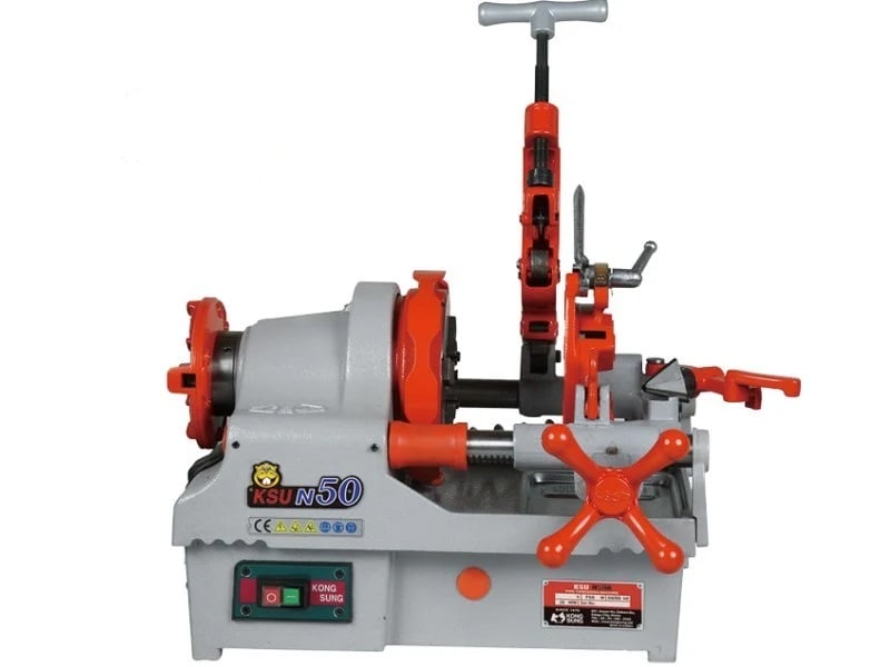 Máy Tiện Ren Ống, Máy Ren Ống Kẽm Hàn Quốc Kong Sung Ksu N50A , Máy Tiện Ống Nước