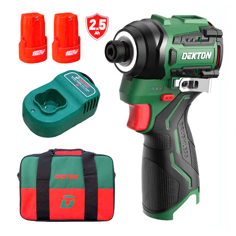 Máy vặn vít dùng pin 16V Dekton D16-CV180PRO (2 Pin 2.5Ah, 1 Sạc)