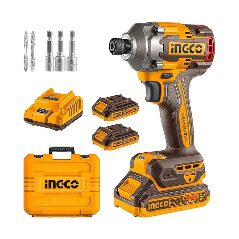 Máy vặn vít dùng pin 20V Ingco CIRLI2028 (2 Pin 2.0Ah, 1 Sạc)