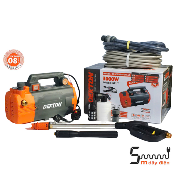 Máy xịt rửa áp lực 3000W Dekton DK-CWR3001Plus