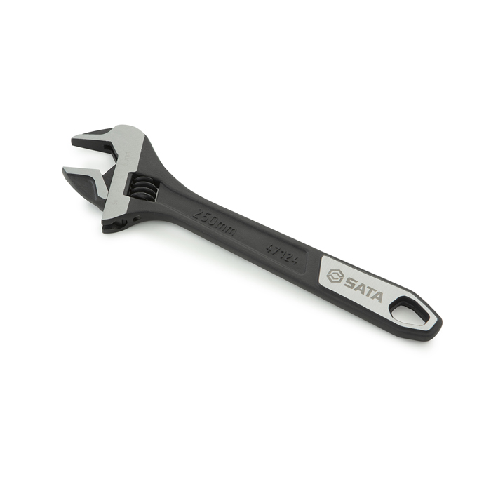 Mỏ lết đen mở ngàm 8in/212mm Sata 47123