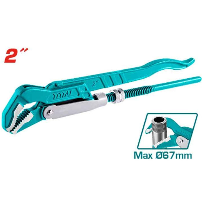 Mỏ lết kiểu thụy điển 45 độ Total THT172023 2"