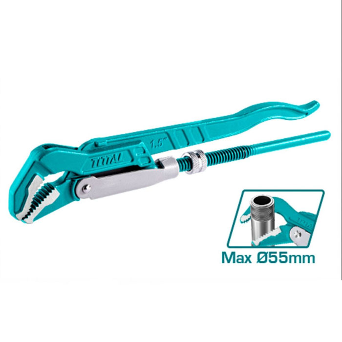 Mỏ lết kiểu thụy điển 45 độ Total THT172153 1.5"