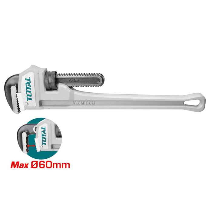 Mỏ lết răng nhôm Total THTAL17186 18" (450mm)