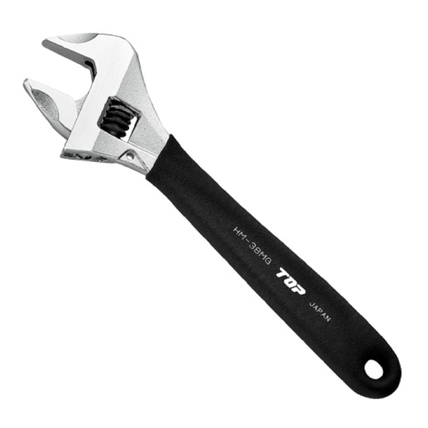 Mỏ lết thường miệng rộng tay cầm đen TOP Japan HM-43MGBK