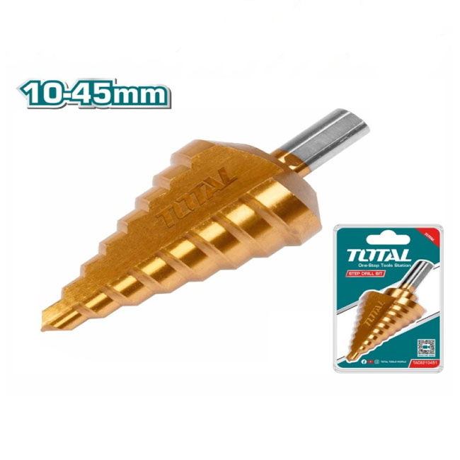 Mũi khoan tháp Titanium Total TAC75104501 10-45mm