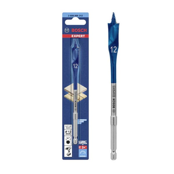 Mũi khoét gỗ đuôi cá 12x152mm Bosch 2608900312