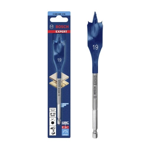 Mũi khoét gỗ đuôi cá 19x152mm Bosch 2608900318