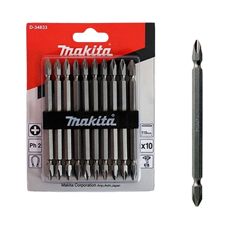 Mũi vít hai đầu PH2 Makita D-34833 110mm