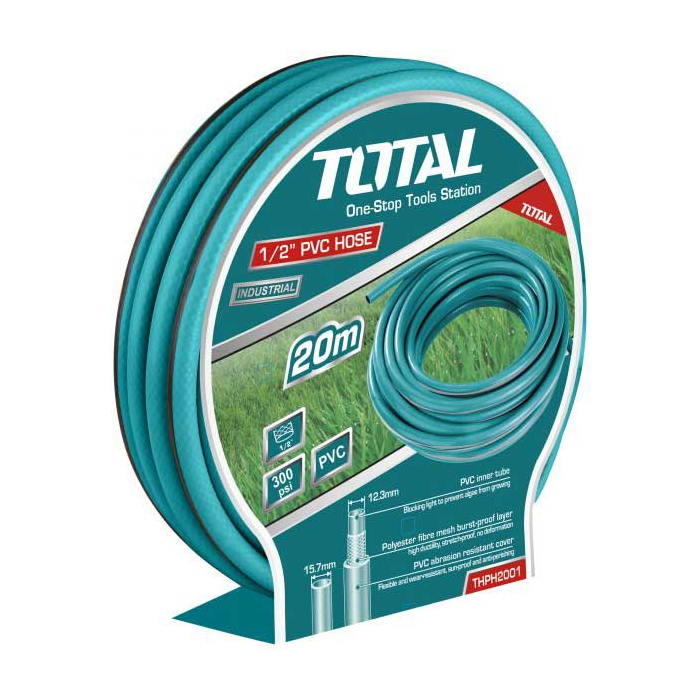 Ống nhựa PVC 20m Total THPH2001 1/2"