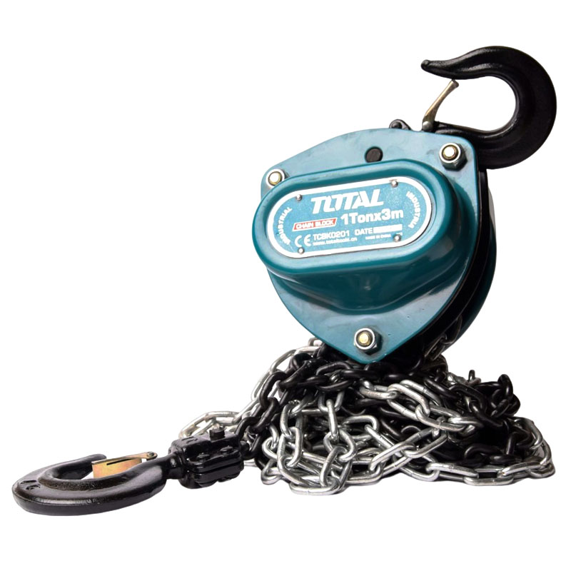 Pa lăng xích kéo tay 1 tấn 3m Total TCBK0201