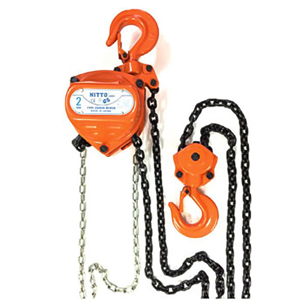 Palang xích kéo tay 2 tấn 10m Nitto 20VP5