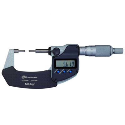 Panme đo ngoài điện tử đầu nhỏ Mitutoyo 331-261-30 (0-25mm/ 0.001mm)