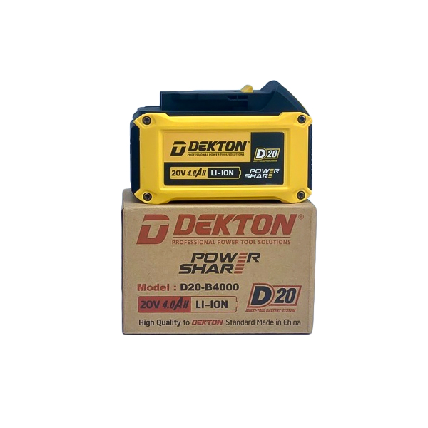 Pin Dekton 21V-4.0Ah chân Pin Dewalt D20-B4000