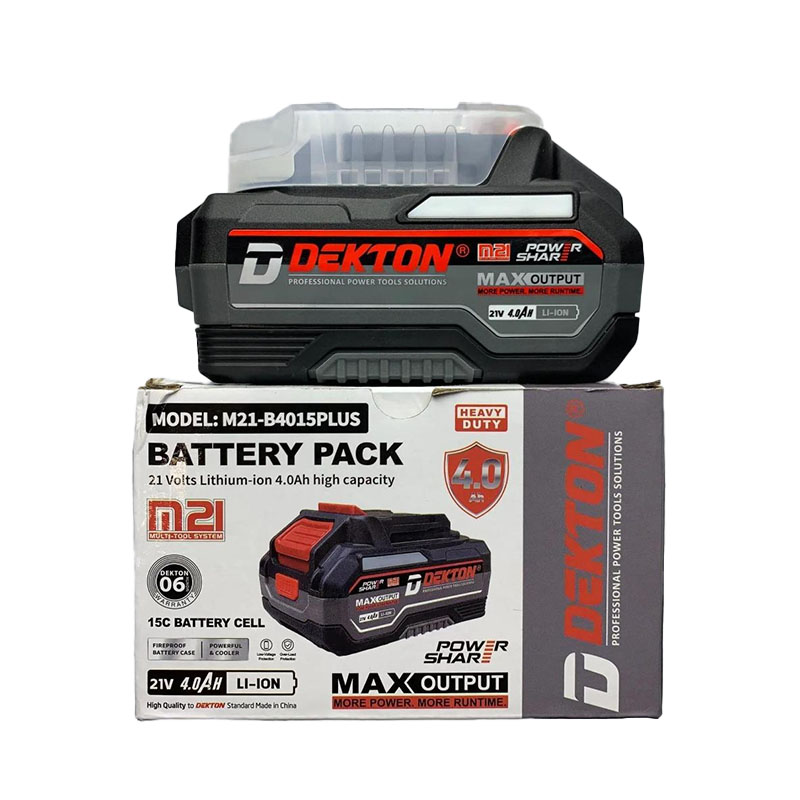 Pin Xám 21V / 4.0Ah Dekton M21-B4015Plus