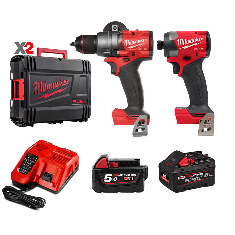 RED Special Combo 3 - Máy khoan vặn vít M18 FDD3 & Máy vặn vít M18 FID3 Milwaukee 18V Thế Hệ Mới