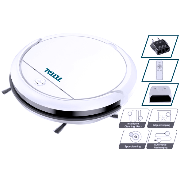 ROBOT Hút Bụi Tự Động Dùng Pin 13.5V Total TVCRG30261