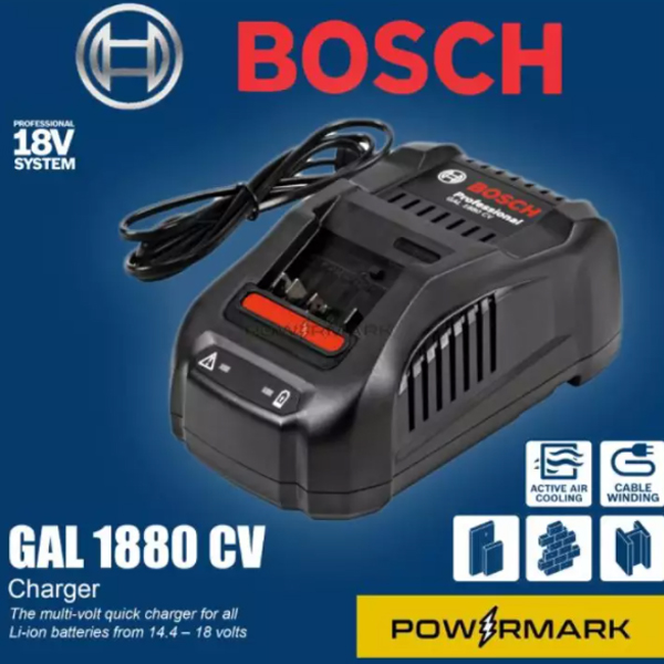 Alternative view of Sạc nhanh Bosch GAL 1880 CV (14,4V, 18V)