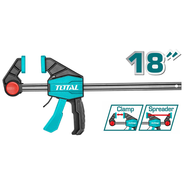 Thanh kẹp nhanh 80*450mm Total THT1346801