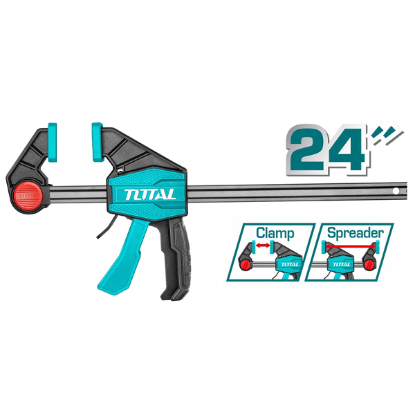 Thanh kẹp nhanh 80x600mm Total THT1346802