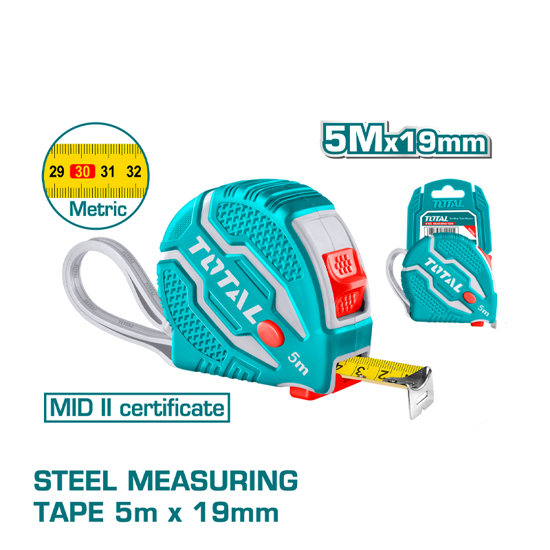Thước cuộn thép TOTAL TMT126051 5m