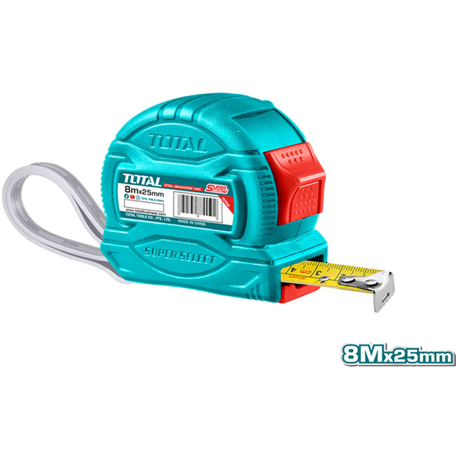 Thước cuộn thép Total TMT34825 8x25mm