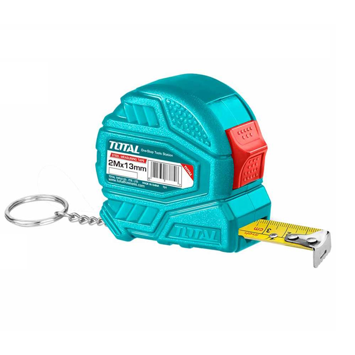 Thước kéo thép nền vàng Total TMT126321 2mx13mm