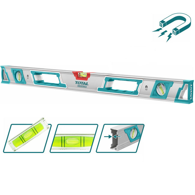 Thước thủy từ tính Total TMT215086M 1500mm
