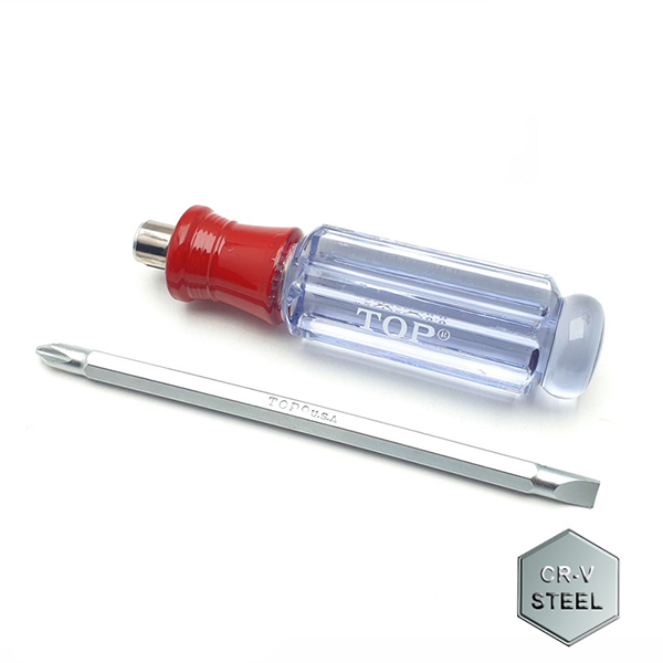 Tua vít 2 đầu cán trong (6 x 100mm) TOP TSD-0125