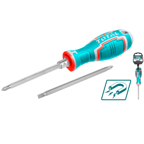 Tuốc nơ vít 2 đầu dẹp và bake Total THT250226
