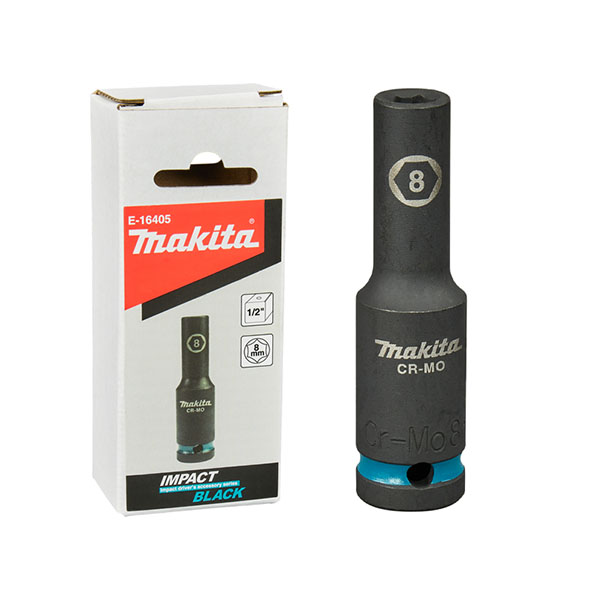 Tuýp dài siết bu lông 1/2" IMPACT BLACK Makita E-16405 (8mm x 81mm)