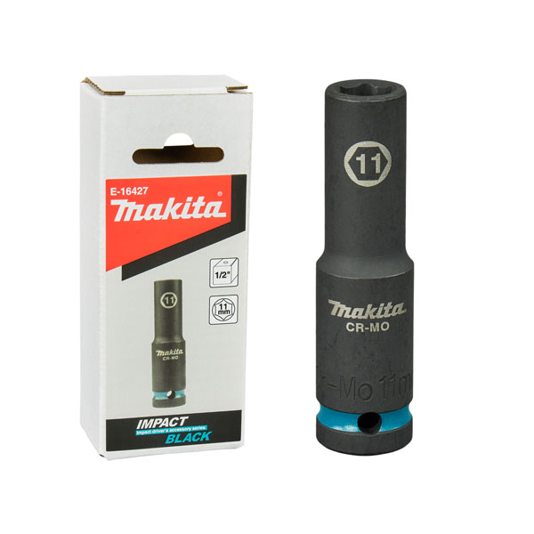 Tuýp dài siết bu lông 1/2" IMPACT BLACK Makita E-16427 (11mm x 81mm)