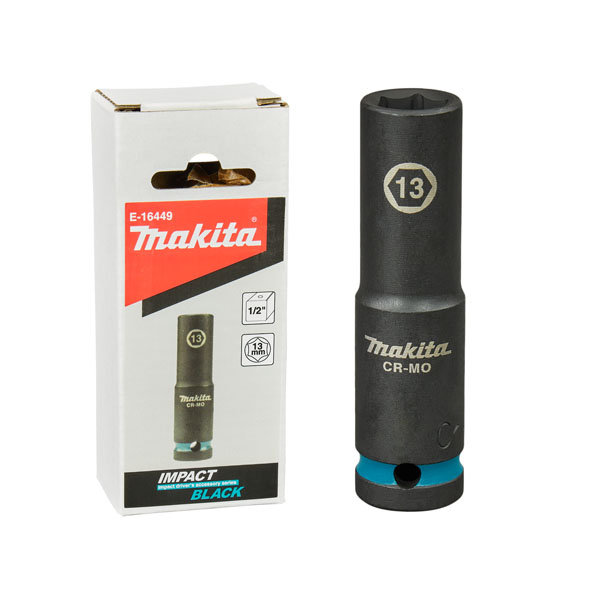 Tuýp dài siết bu lông 1/2" IMPACT BLACK Makita E-16449 (13mm x 81mm)