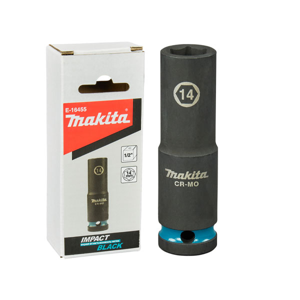 Tuýp dài siết bu lông 1/2" IMPACT BLACK Makita E-16455 (14mm x 81mm)