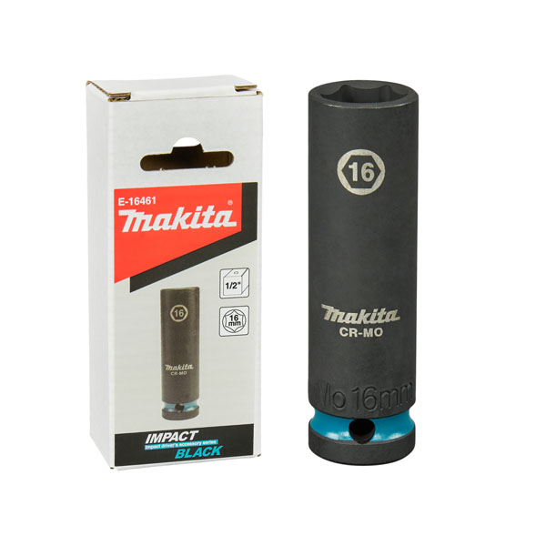 Tuýp dài siết bu lông 1/2" IMPACT BLACK Makita E-16461 (16mm x 81mm)
