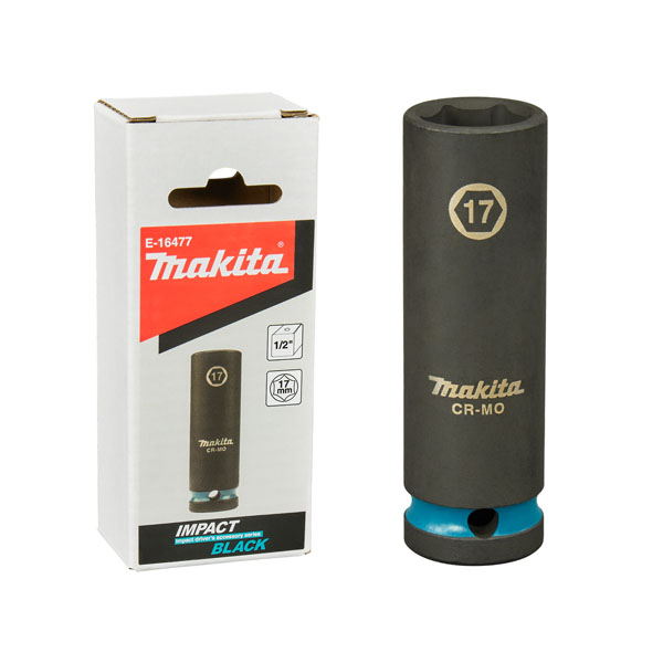 Tuýp dài siết bu lông 1/2" IMPACT BLACK Makita E-16477 (17mm x 82mm)