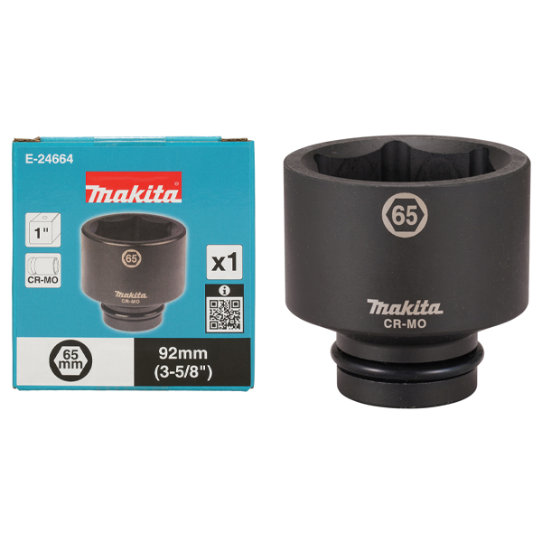 Tuýp đen cho máy bu lông 1" Makita E-24664 (65x92mm)