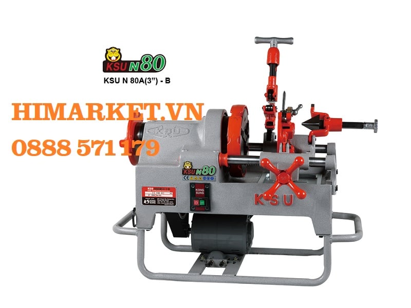 Máy Tiện Ren Ống Kong Sung Ksu N80A-B (3'')