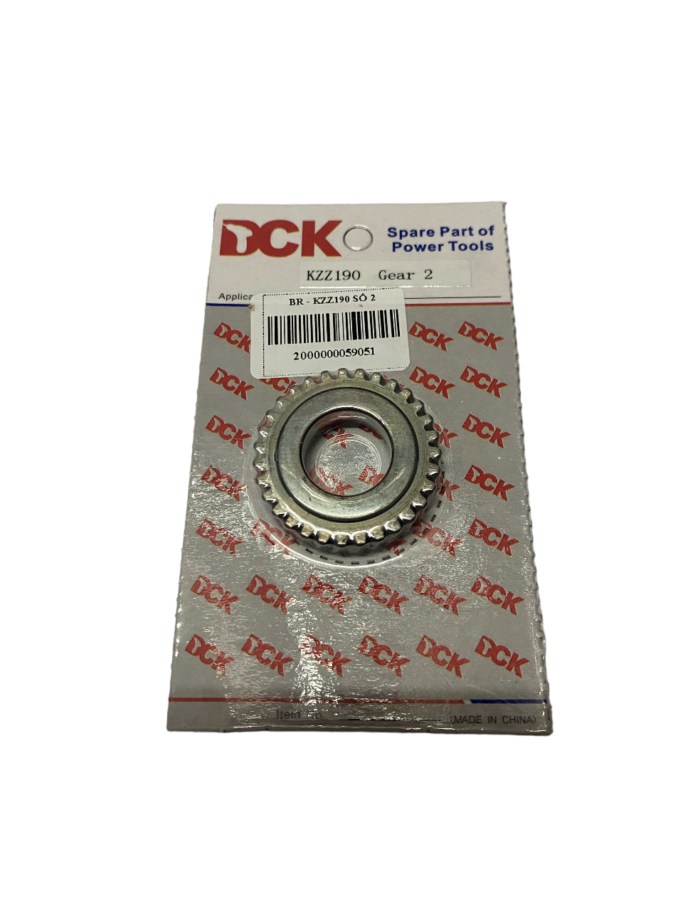 Bánh răng số 2 khoan rút lõi DCK - KZZ190 - 30020500142