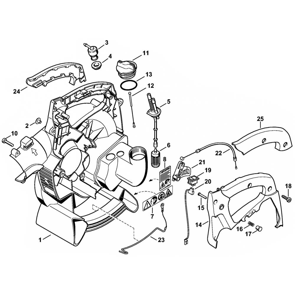bg45 fan housing inside bg65 type2