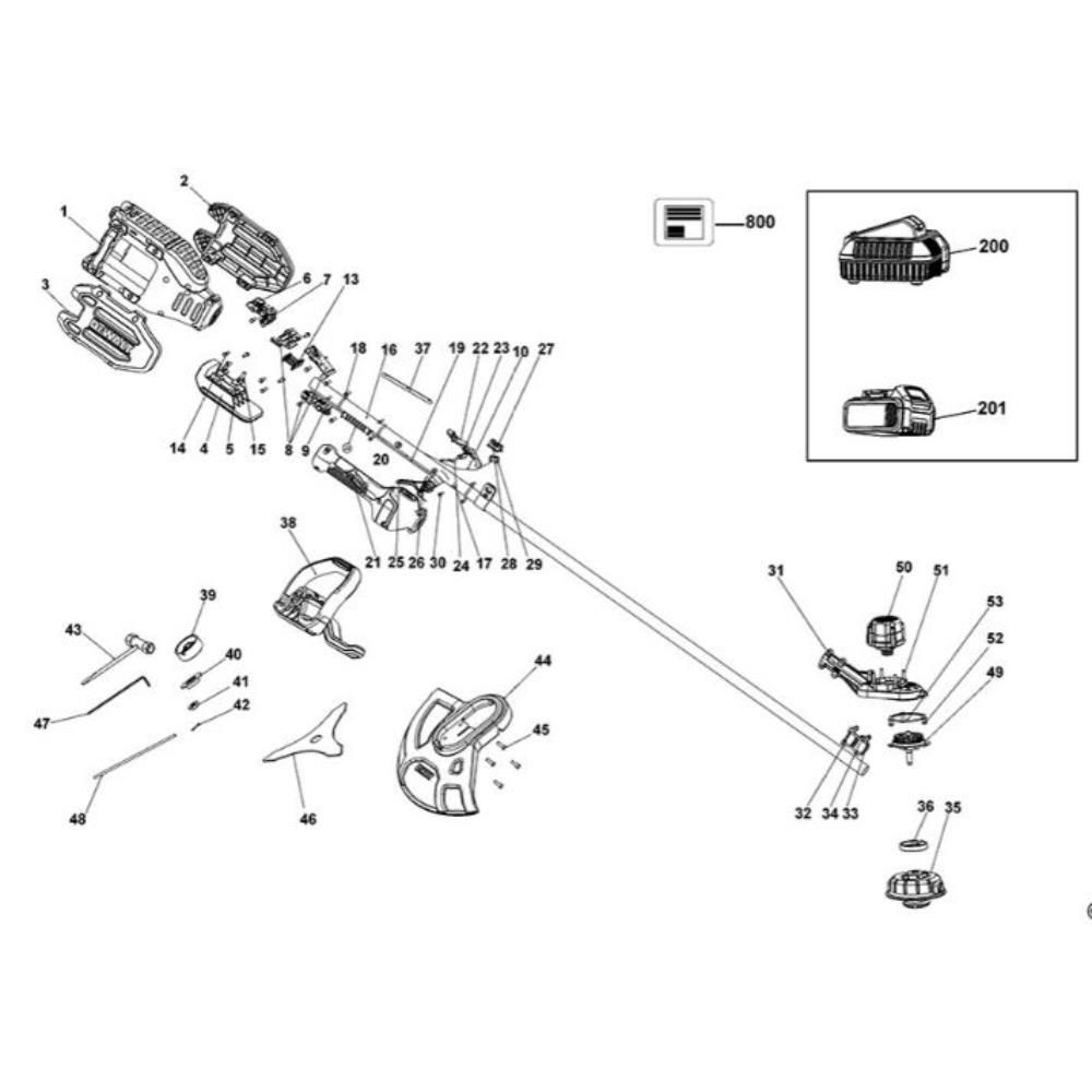 Sơ đồ Lắp ráp chính DeWalt DCM581