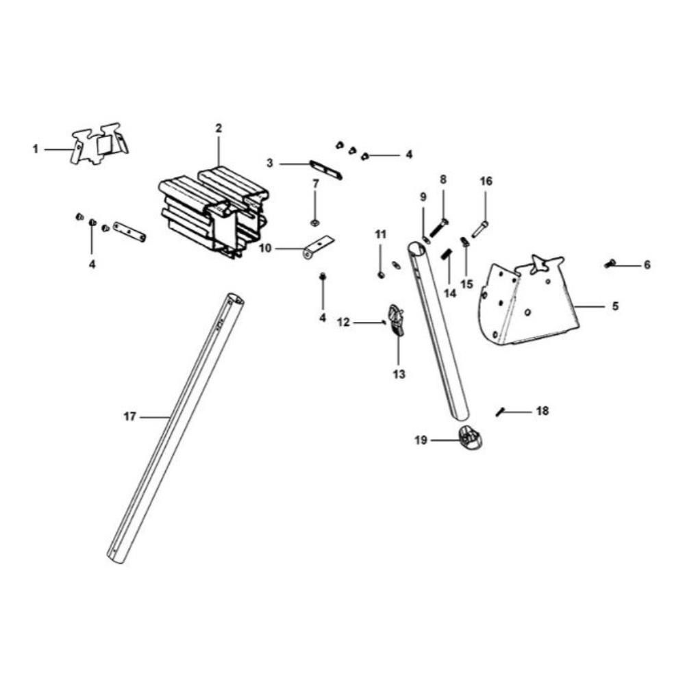 Sơ đồ Bộ chân đế DeWalt DE7033