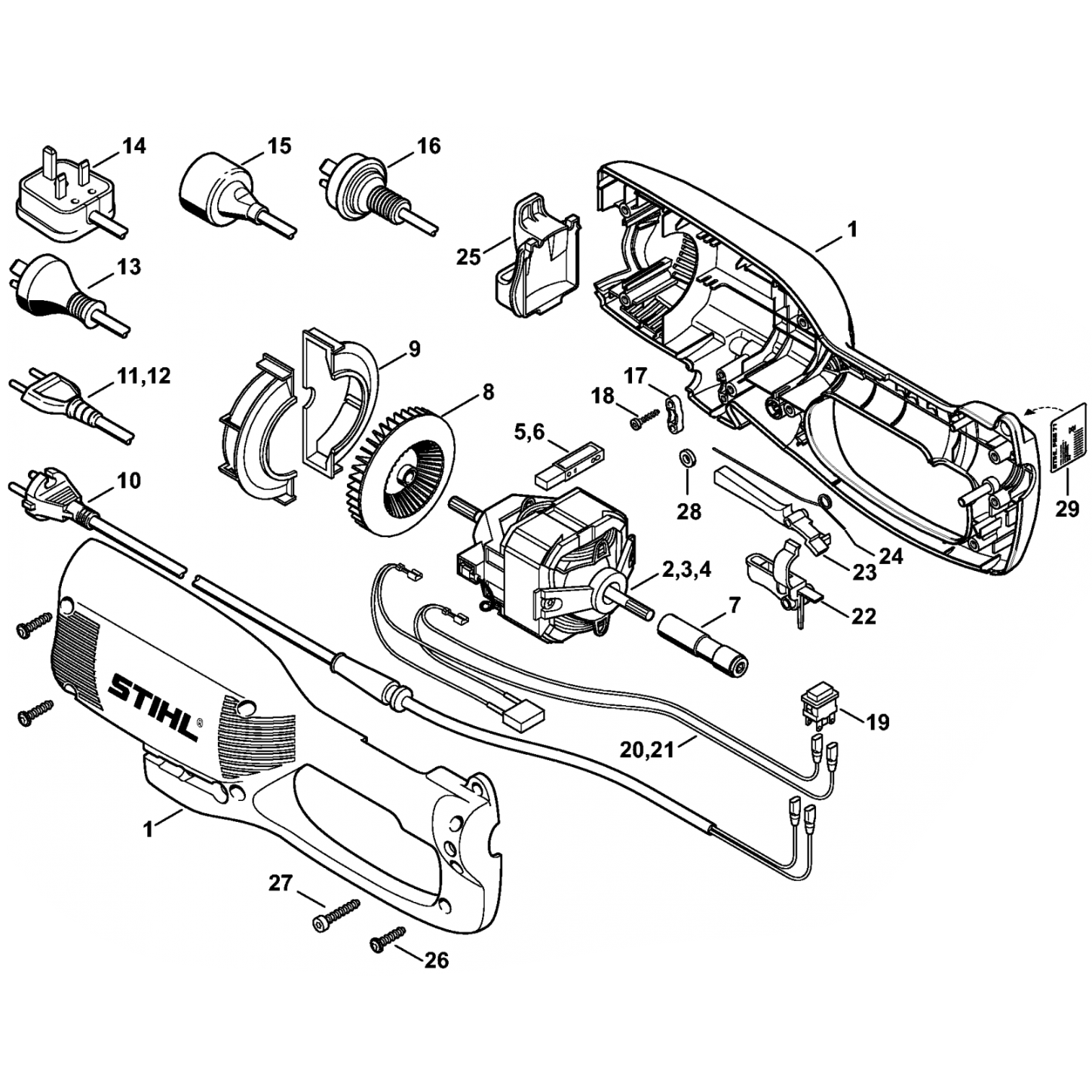 fse60 housing electric motor