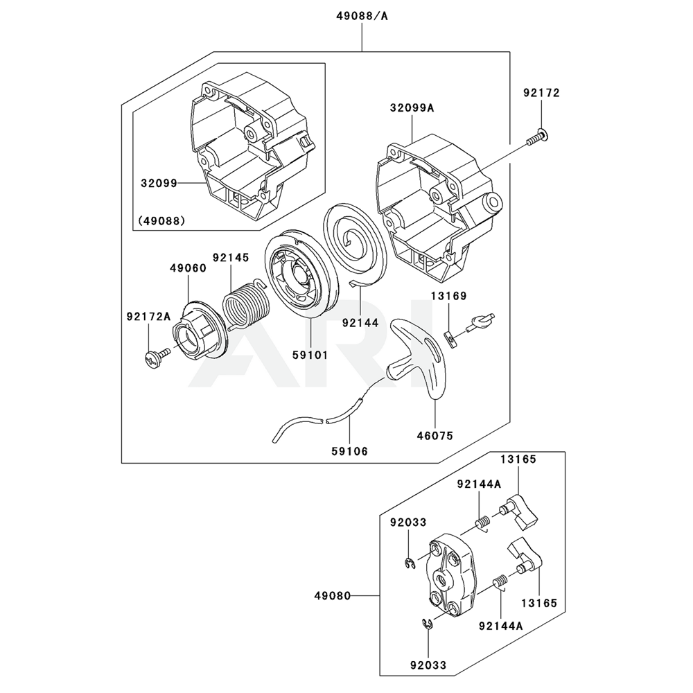 Sơ đồ Nắp xi lanh cho Husqvarna 575XP
