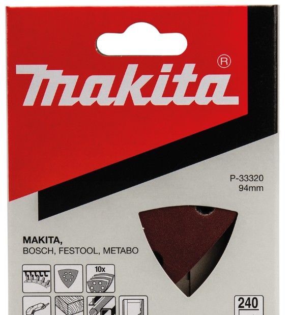 P-33320 Giấy Chà Nhám Tam Giác C.94 Vel/For#240×10